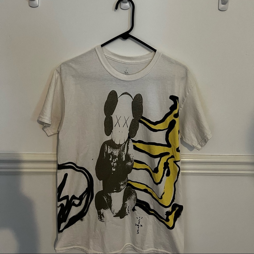 Cactus Jack By Travis Scott X Kaws For Fragment Tee ‘Vintage Wash’